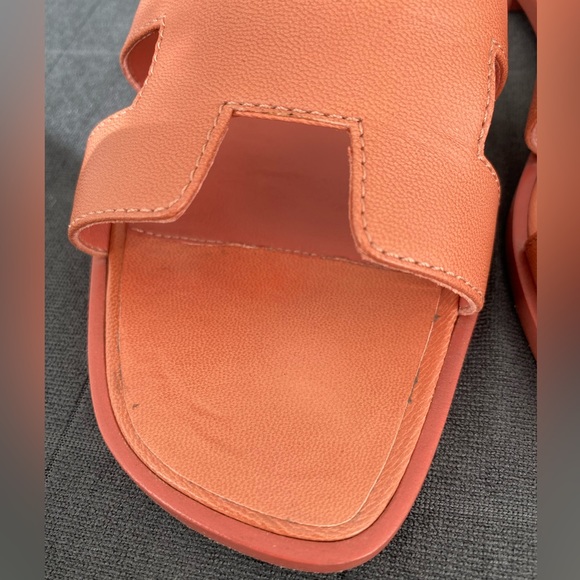 Hermes Oran Sandals in Size 36 Rouge Blush - Picture 8 of 11